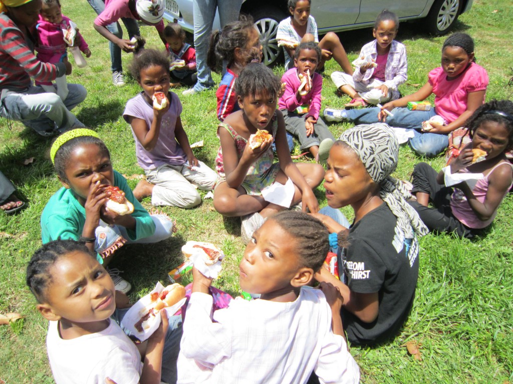 Everybody got something to eat