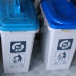 Small bins for recycling