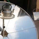 Solar cooker front